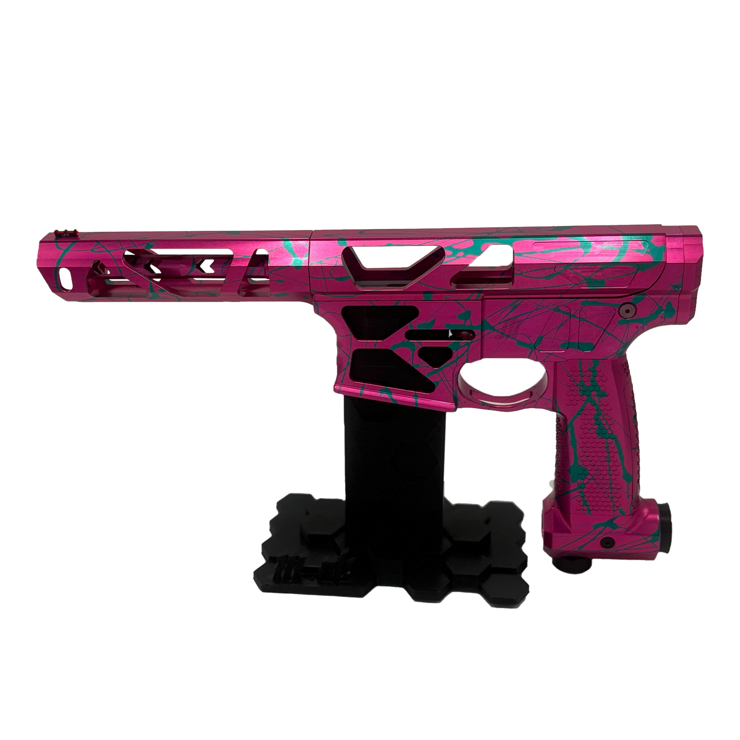 Oracle 1 - Pink - Teal Splatter