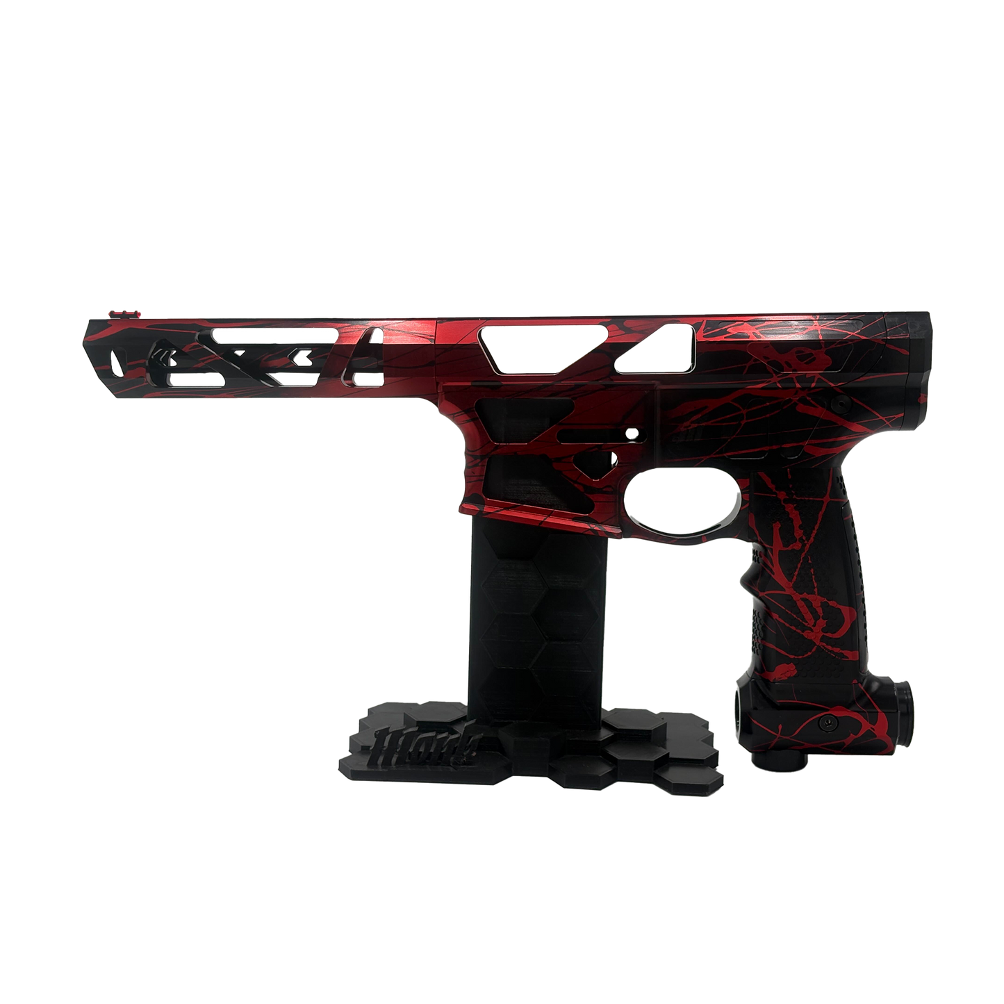 Oracle 1 - Black/Red w/ Black/Red Splatter