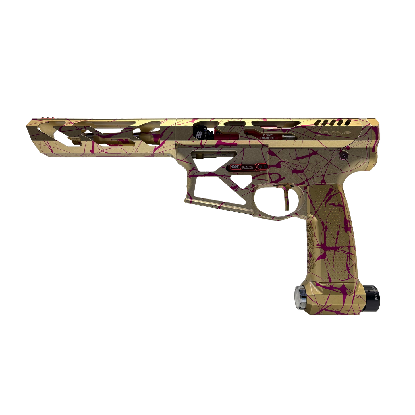 Oracle M4 Pooty Gold with Pink splatters