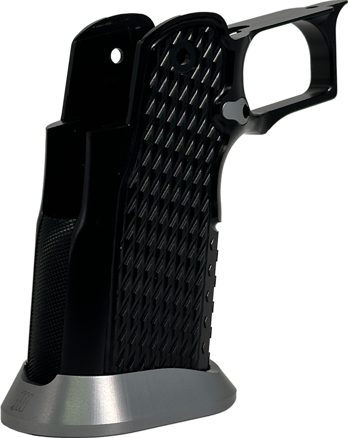 Valor MK-1P Hi Capa Grip 'Diamond' (Gloss Black/Matte Titanium)
