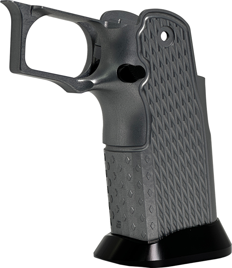 Valor MK-1P Hi Capa Grip 'Diamond' (Matte Titanium/Gloss Black)