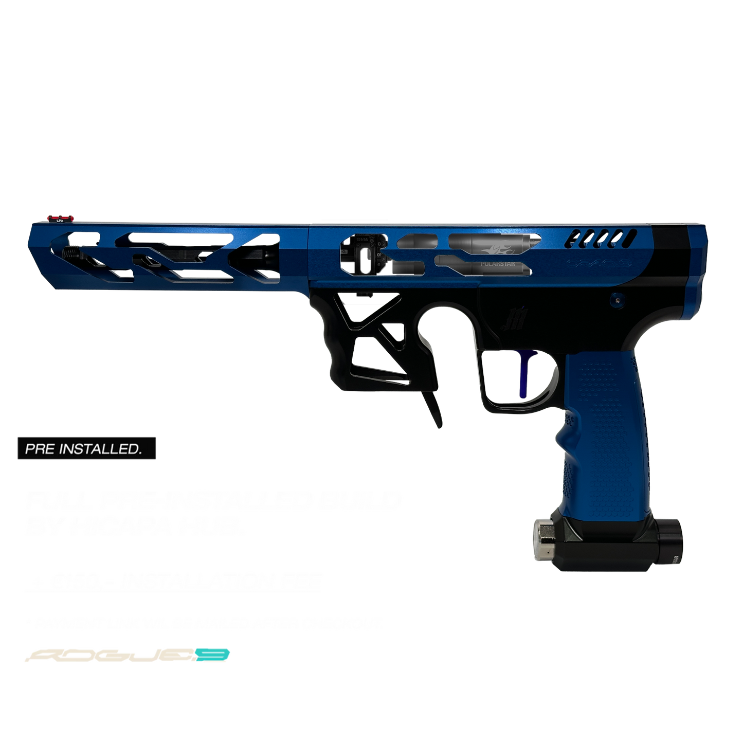 Oracle Rogue 9 full build (Black/Blue)