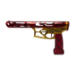 Monk's Splatter M4 - Gold/Red Base with Black Splatter