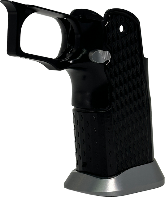 Valor MK-1P  Hi Capa Grip 'Diamond' (Gloss Black/Matte Titanium)