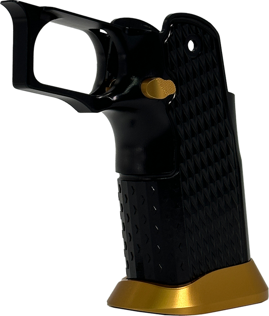 Valor MK-1P  Hi Capa Grip 'Diamond' (Gloss Black/Matte Gold)