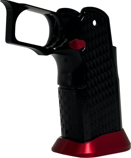 Valor MK-1P  Hi Capa Grip 'Diamond' (Gloss Black/Matte Red)