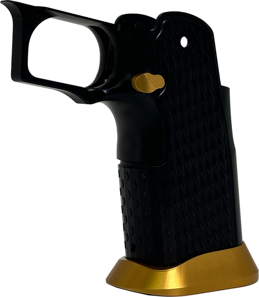 Valor MK-1P  Hi Capa Grip 'Diamond' (Matte Black/Matte Gold)