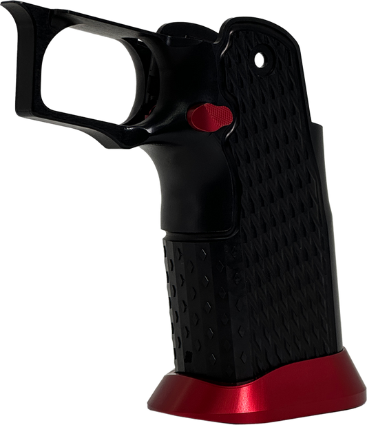 Valor MK-1P  Hi Capa Grip 'Diamond' (Matte Black/Matte Red)