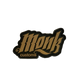 Monk velcro patch - Gold