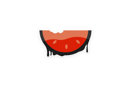 Black Watermelon Sticker