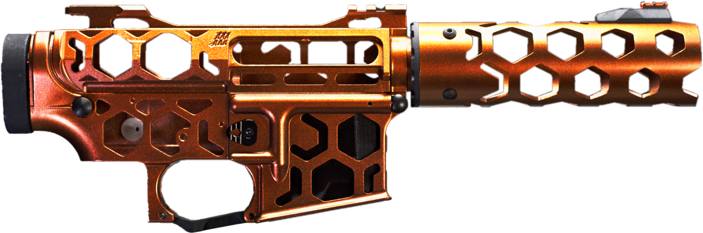 (DISCONTINUED) Neo.3 - G1 - M4 Receiver (FireRed-KGgold) + Handguard set