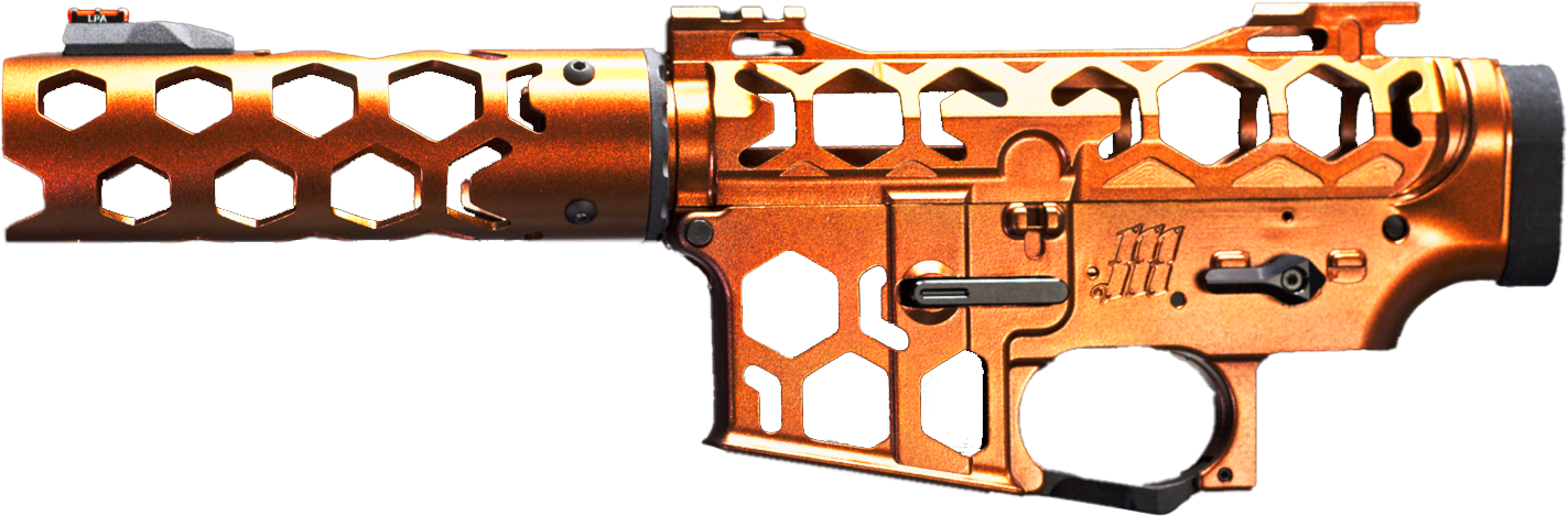 (DISCONTINUED) Neo.3 - G1 - M4 Receiver (FireRed-KGgold) + Handguard set