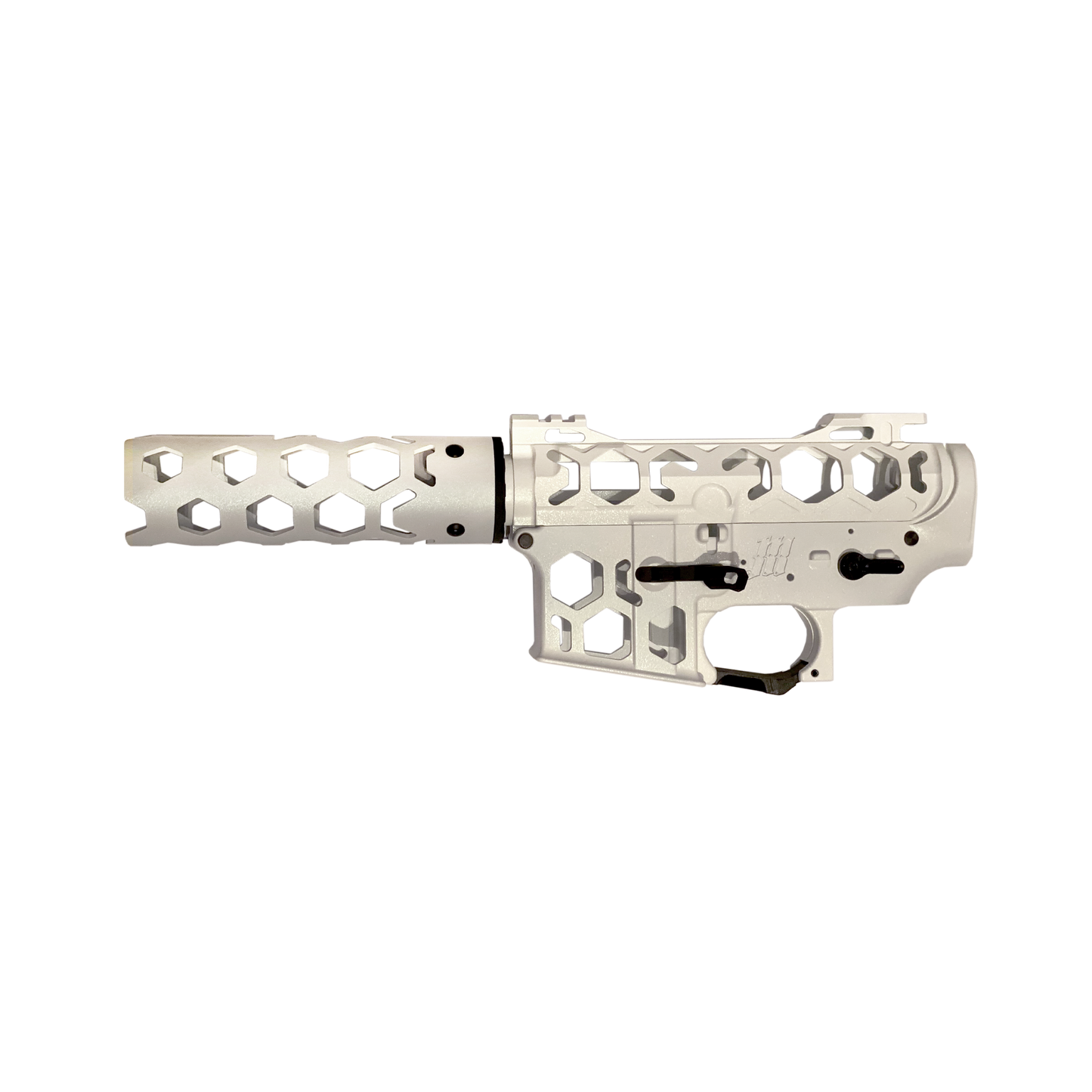 (DISCONTINUED) Monk Customs Neo3 Receiver + Handguard -  White